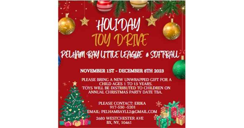 Pelham Bay's 2nd Annual Toy Drive!